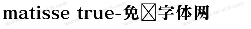 matisse true字体转换